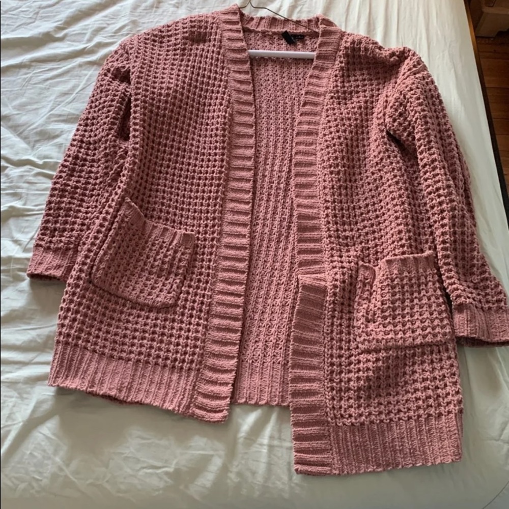 Rose/blush pink cardigan